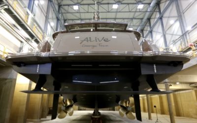 Heesen Yachts launches M/Y Alive with Hull Vane