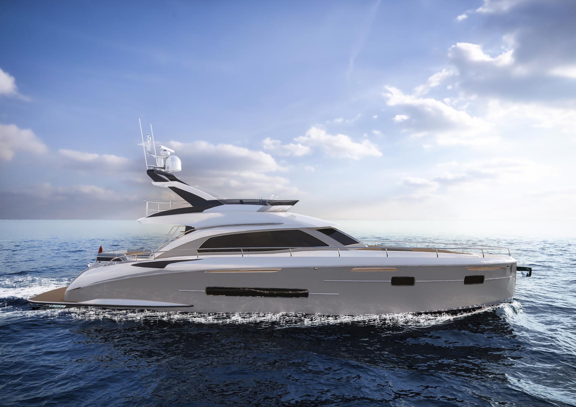 yacht 20m prix neuf