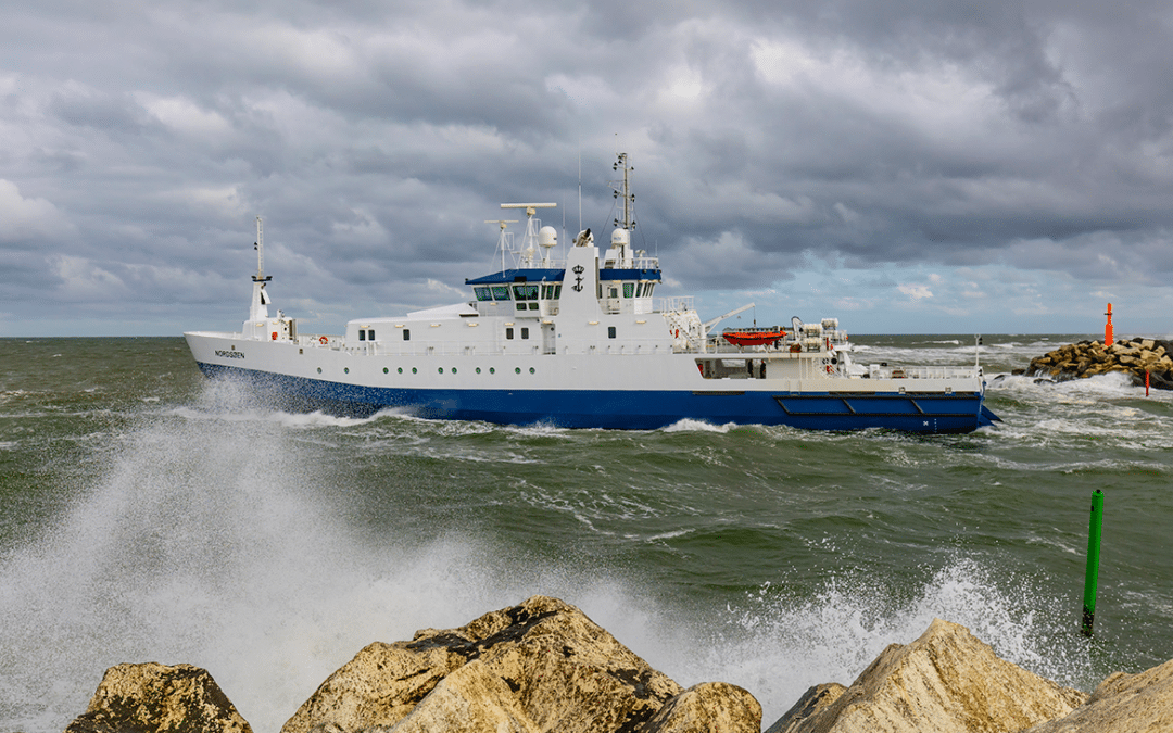 New Danish 64m Patrol Vessel Nordsøen optimised, built and delivered with Hull Vane®